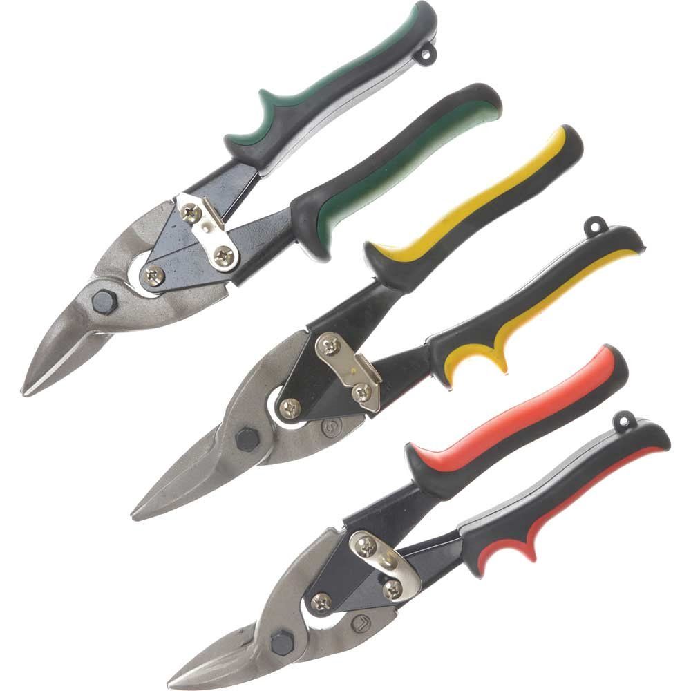 BlueSpot 3 Piece Aviation Tin Snip Set - Image 1