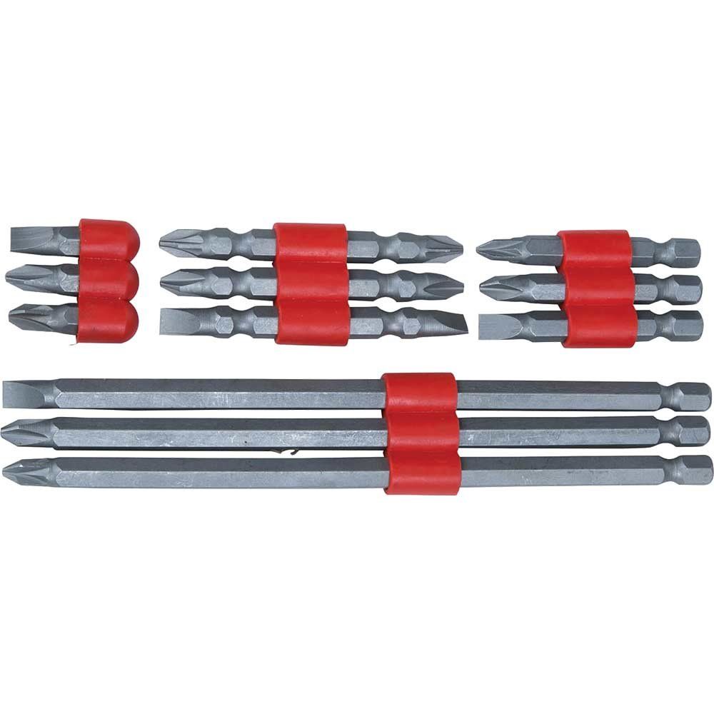 BlueSpot 12 Piece Power Tool Screwdriver Bit Set - Image 1