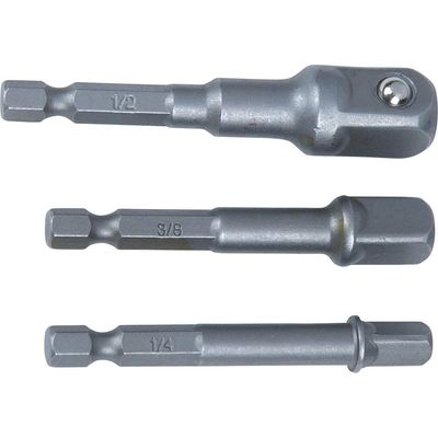 Bluespot 3 Piece Hex Shank Socket Adaptor Set