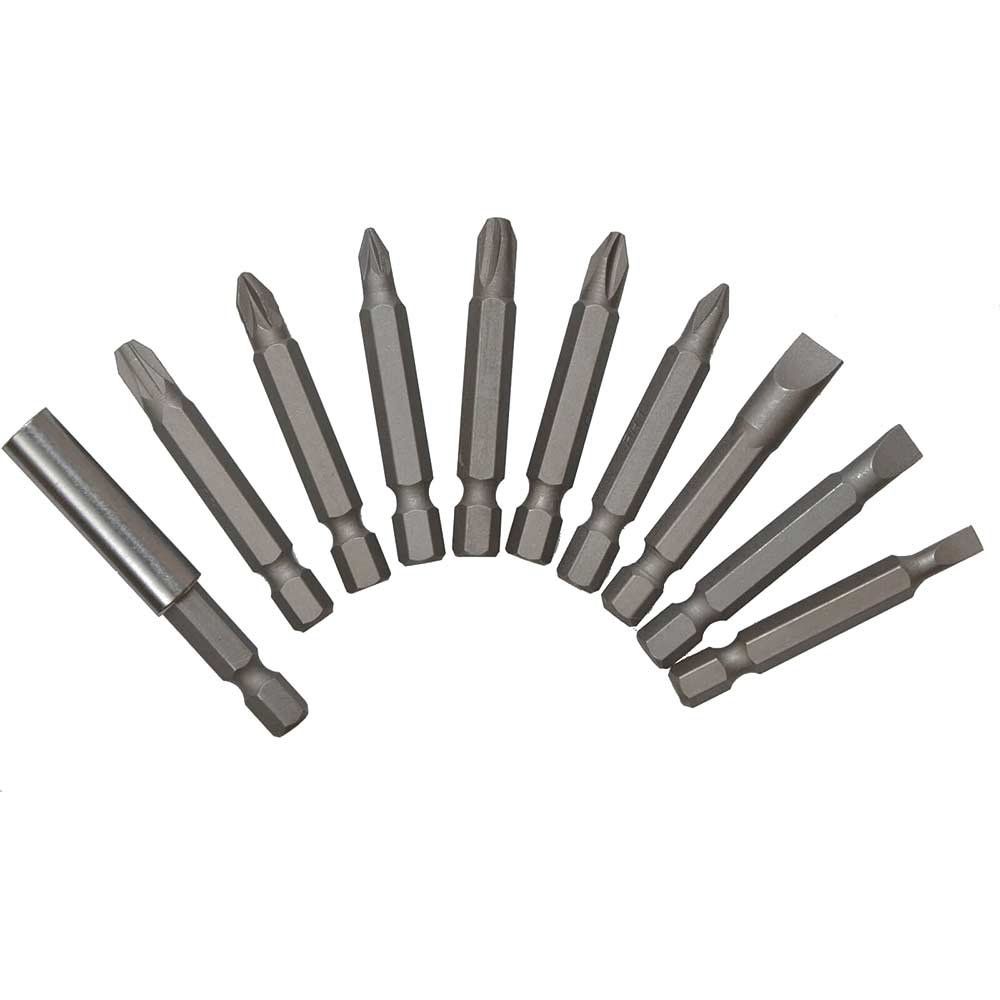 BlueSpot 10 Piece Power Tool Screwdriver Bit Set - Image 1