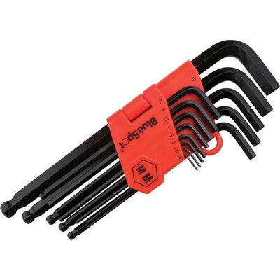 BlueSpot 13 Piece Long Arm Ball End Hexagon Key Set