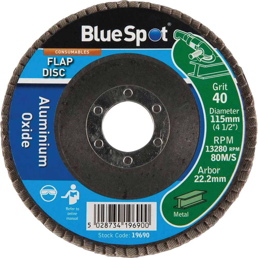 BlueSpot Flap Disc 115mm 115mm 40g - Image 1