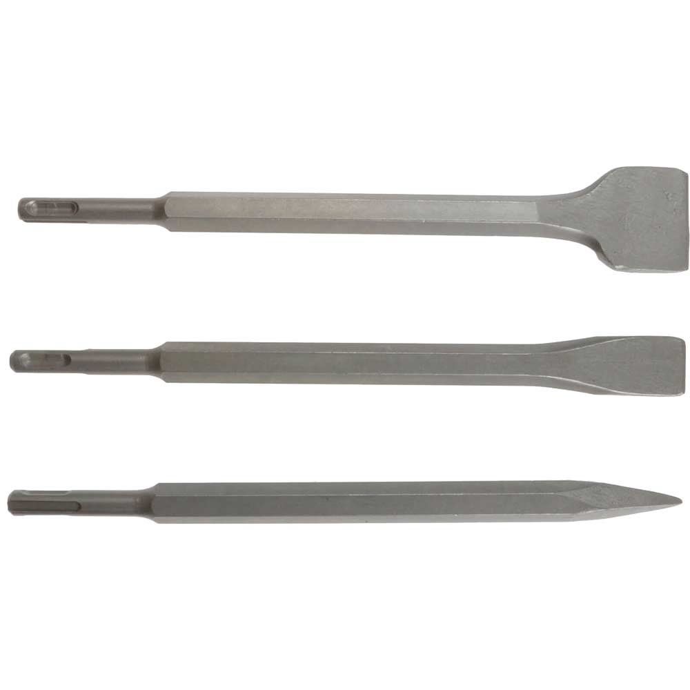 BlueSpot 3 Piece Tools SDS Chisel Set - Image 1