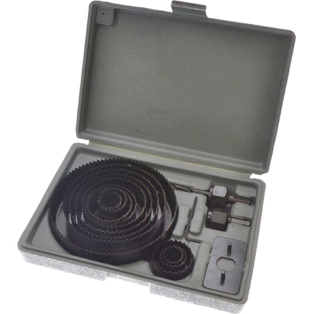 BlueSpot 16 Piece Multi Hole Saw Set - Image 1