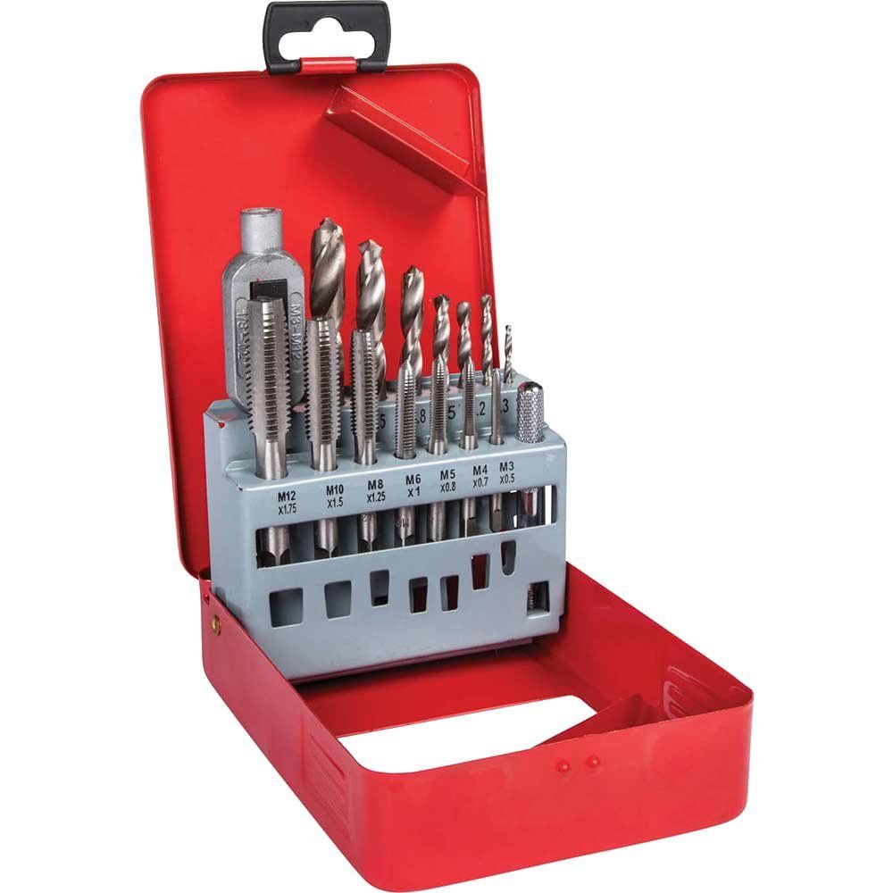 BlueSpot 15 Piece Tap and Drill Bit Set Metric - Image 1
