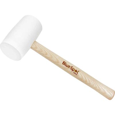 BlueSpot White Rubber Mallet 450g