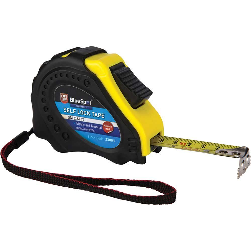 BlueSpot Easy Read Magnetic Tape Measure Imperial & Metric 16ft / 5m - Image 1