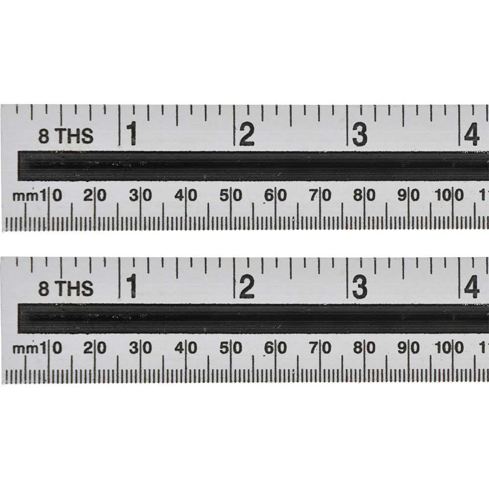 BlueSpot Aluminium Ruler 12" / 300mm - Image 1