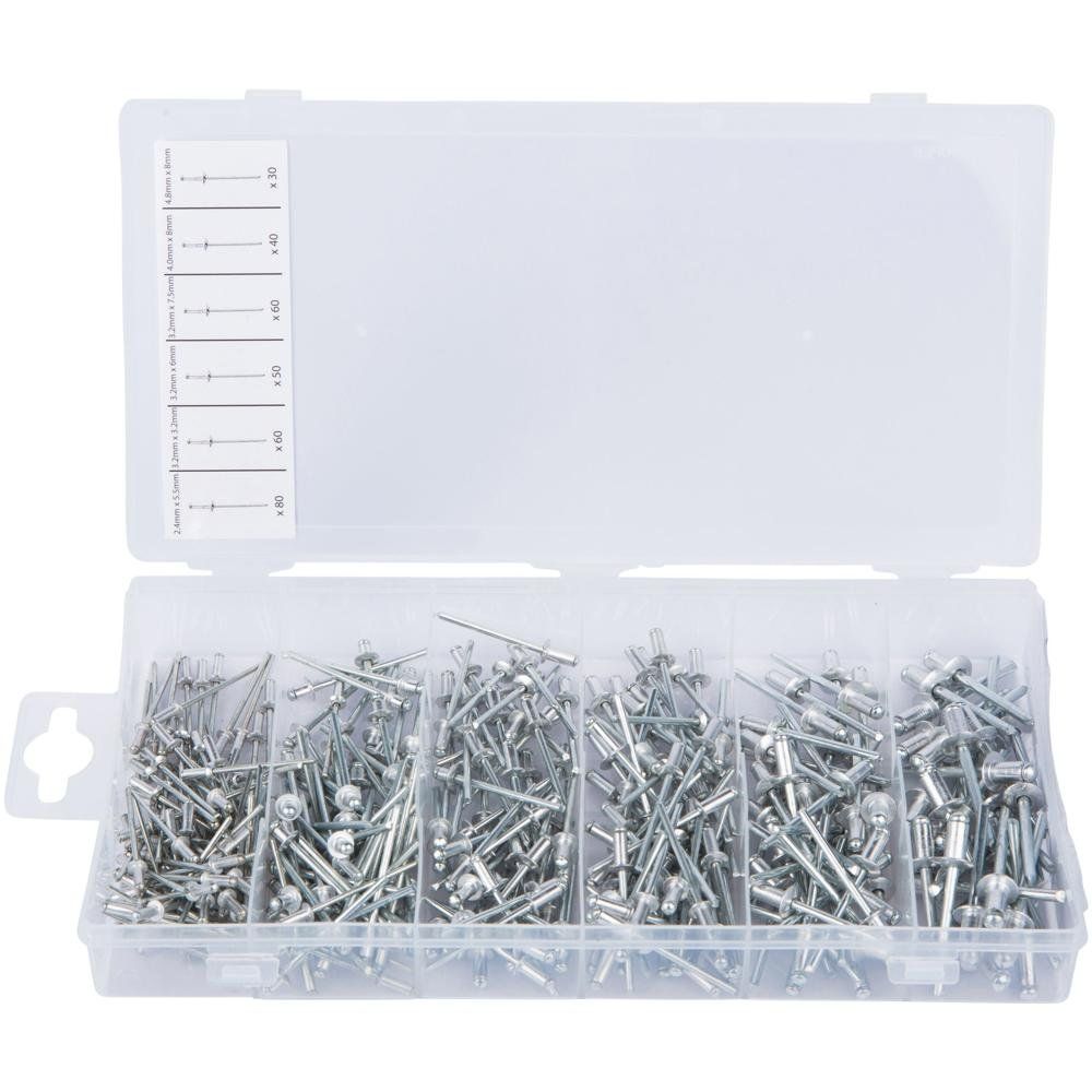 Blue Spot 320 Piece Assorted Pop Rivets1 - Image 1