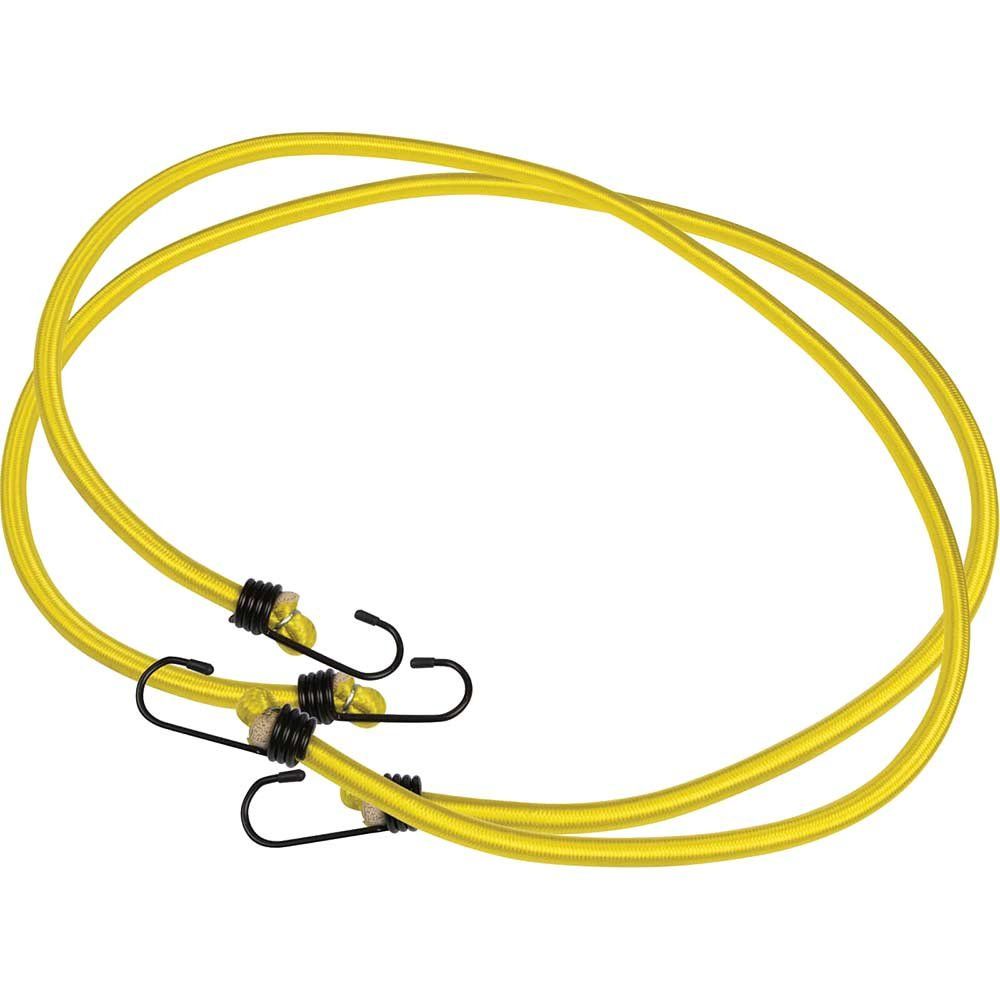 BlueSpot Bungee Cords 1200mm Yellow Pack of 2 - Image 1