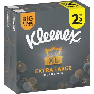 Pack of 2 Kleenex Extra Large Tissue Boxes - Thumbnail 2