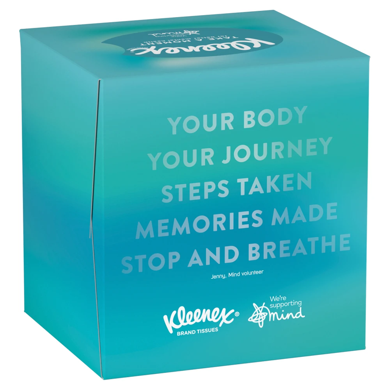 Kleenex Supporting Mind - Single Cube Tissue Box - Image 1