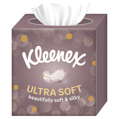 Pack of 48 Kleenex Ultra Soft Facial Tissues - Purple - Thumbnail 2