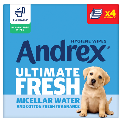 Andrex Washlets Confident Clean Biodegradable and Flushable Toilet Wipes - 4