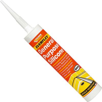 Everbuild General Purpose Silicone Sealant White 310ml