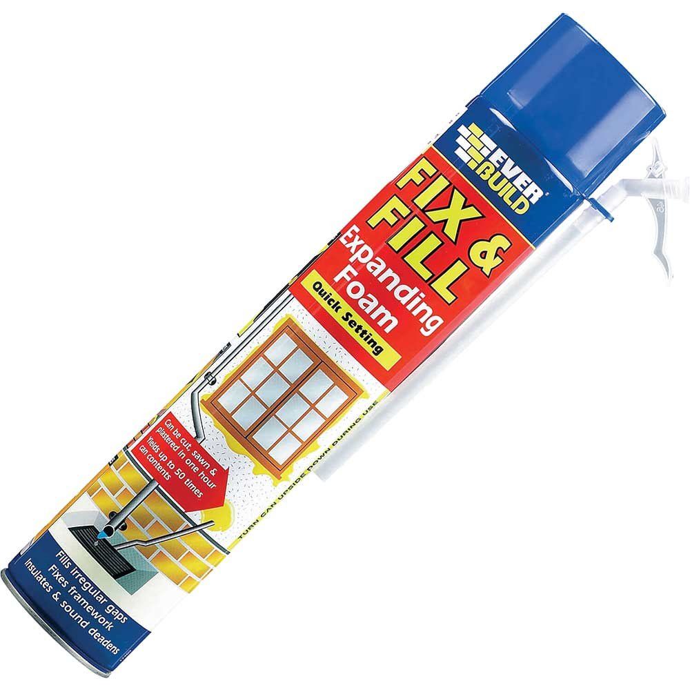 Everbuild Fill and Fix Expanding Foam 750ml - Image 1