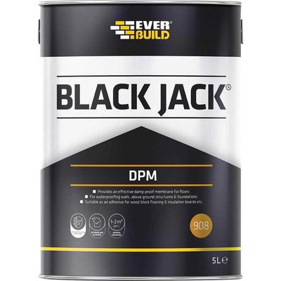 Everbuild Black Jack 908 DPM Damp Proof Membrane 5l