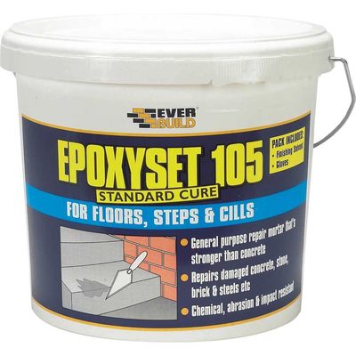 Everbuild 105 Epoxyset Mortar Repair Kit for Floors, Steps and Cills