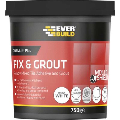 Everbuild Mould Reistant Fix and Grout Tile Adhesive 2.5l