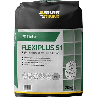 Everbuild Rapid Set Flexiplus Tile Adhesive 20kg