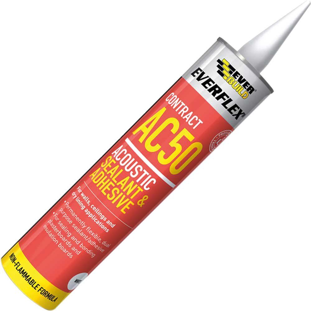 Everbuild Acoustic Sealant and Adhesive 900ml - Image 1