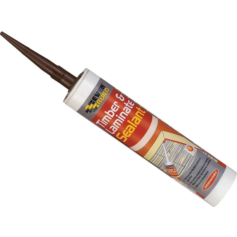 Everbuild Timber and Laminate C3 Sealant Oak - Image 1