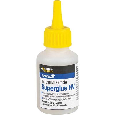 Everbuild Industrial Hi Viscosity Super Glue 20ml