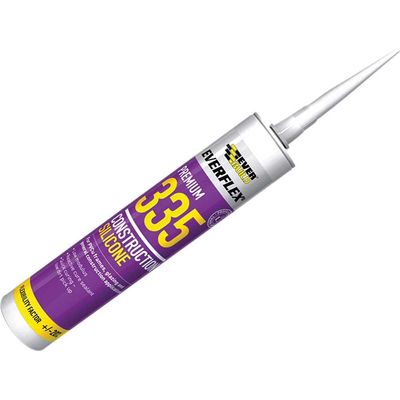 Everbuild Construction Silicone Sealant Brown 310ml