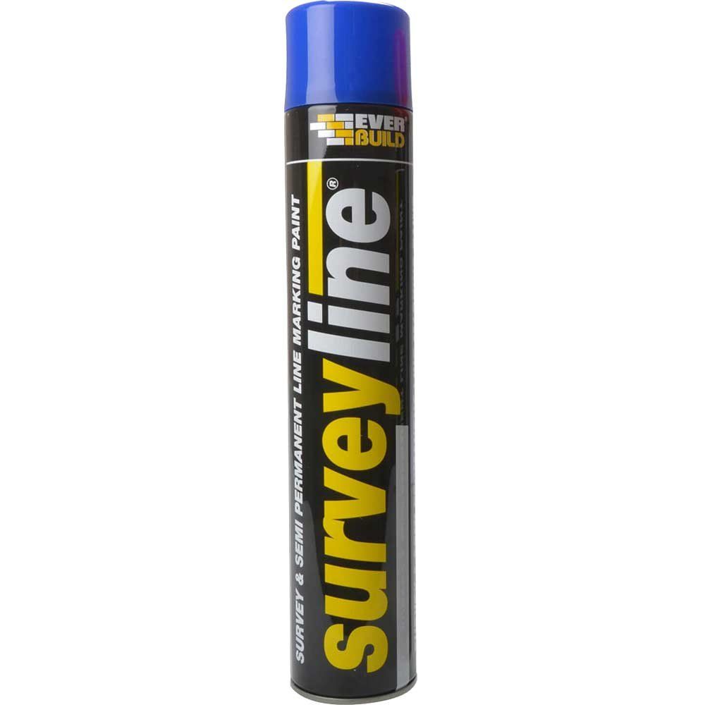 Everbuild Surveyline Marker Spray Blue 700ml - Image 1