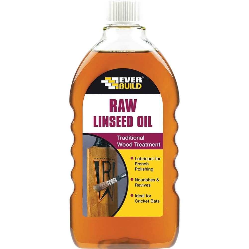 Everbuild Raw Linseed Oil 500ml - Image 1