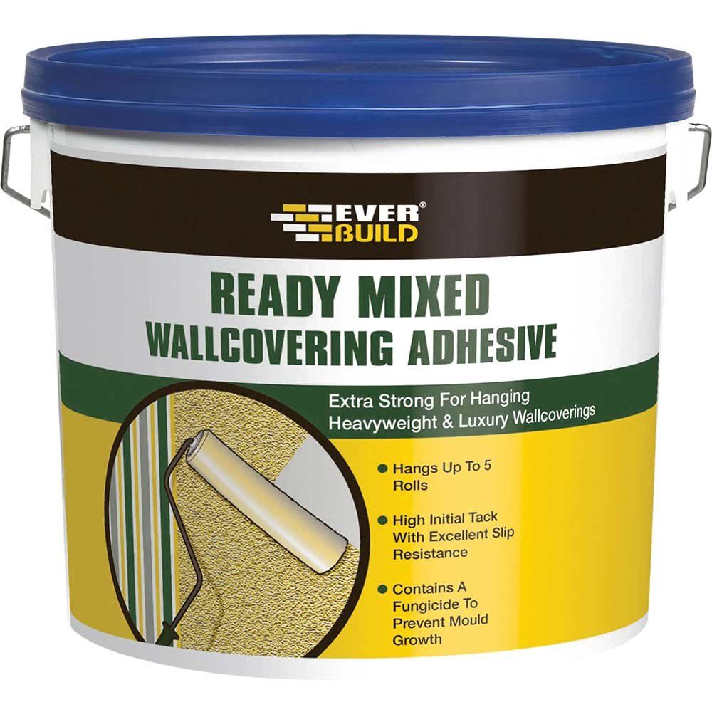 Everbuild Ready Mixed Wallcovering Adhesive 4.5kg - Image 1