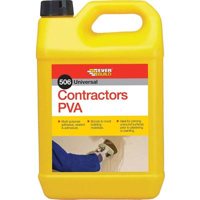 Everbuild Contractors PVA Glue 5l