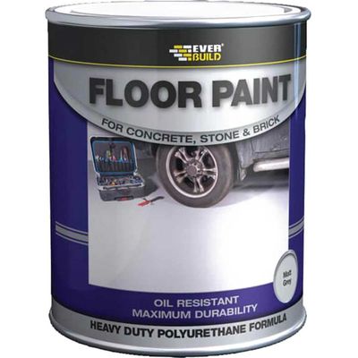 Everbuild Floor Paint Grey 5l