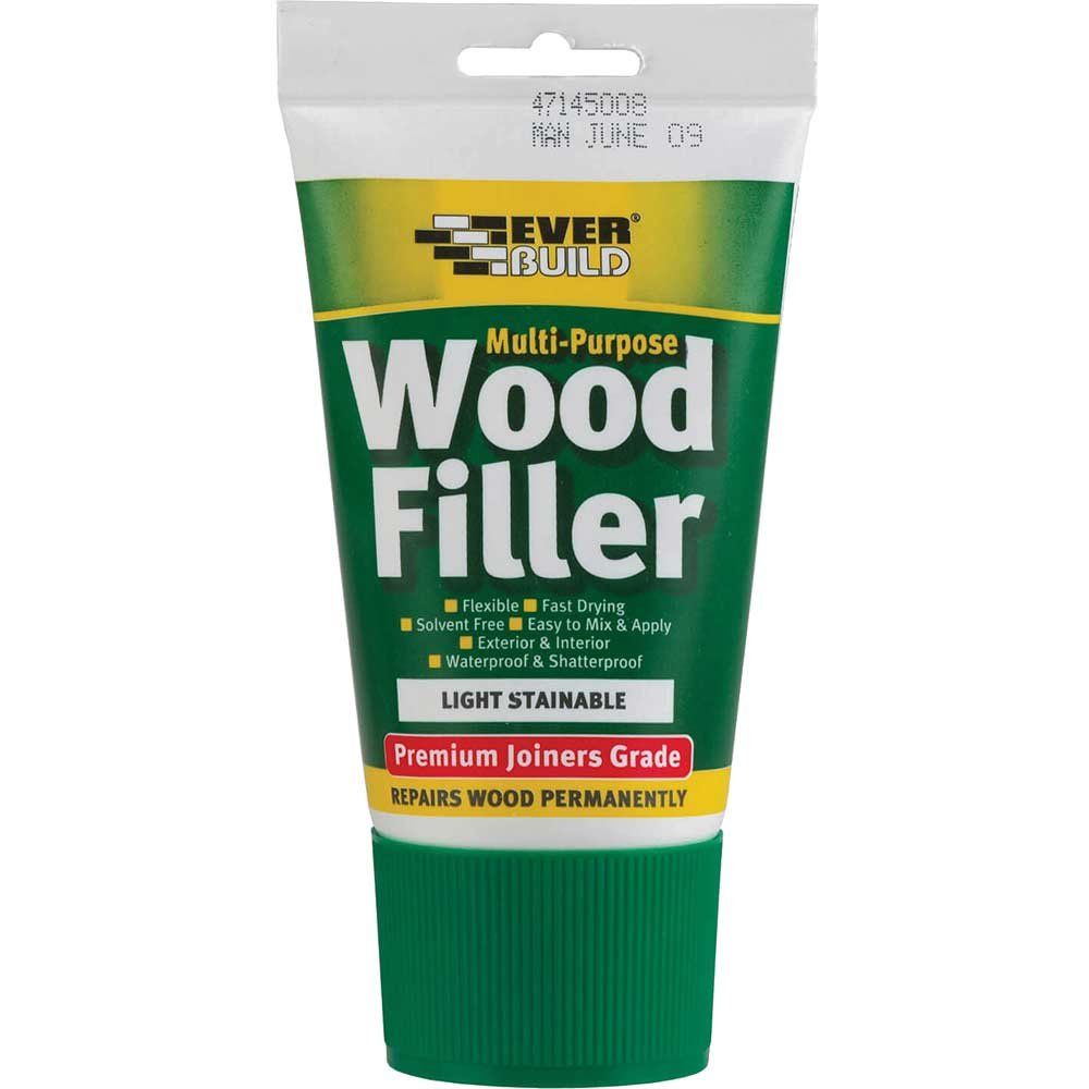Everbuild Multi Purpose Premium Joiners Grade Easi Squirt Wood Filler Light Stainable 100ml - Image 1