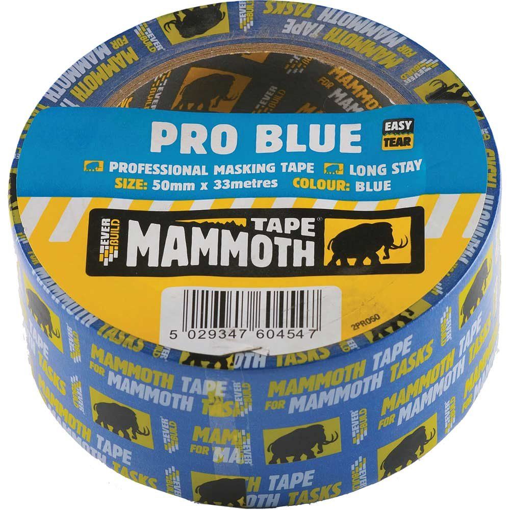 Everbuild Pro Blue Masking Tape 50mm 33m - Image 1