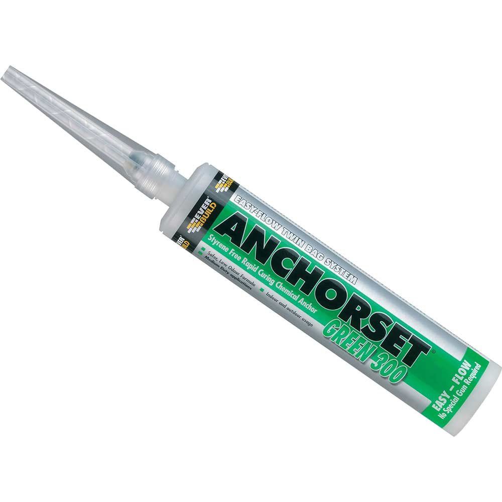 Everbuild Anchorset Chemical Anchor Green 300ml - Image 1