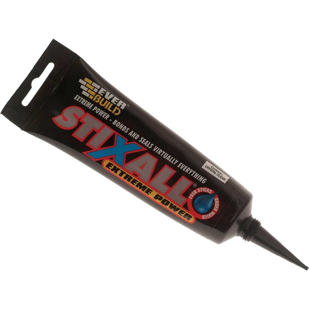 Everbuild Stixall Easi Squeeze Sealant and Adhesive Clear 80ml - Image 1