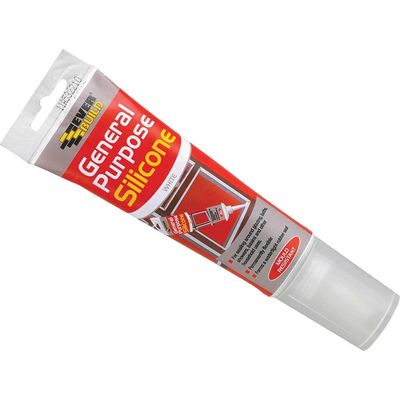 Everbuild Easi Squeeze General Purpose Silicone Sealant Clear 80ml