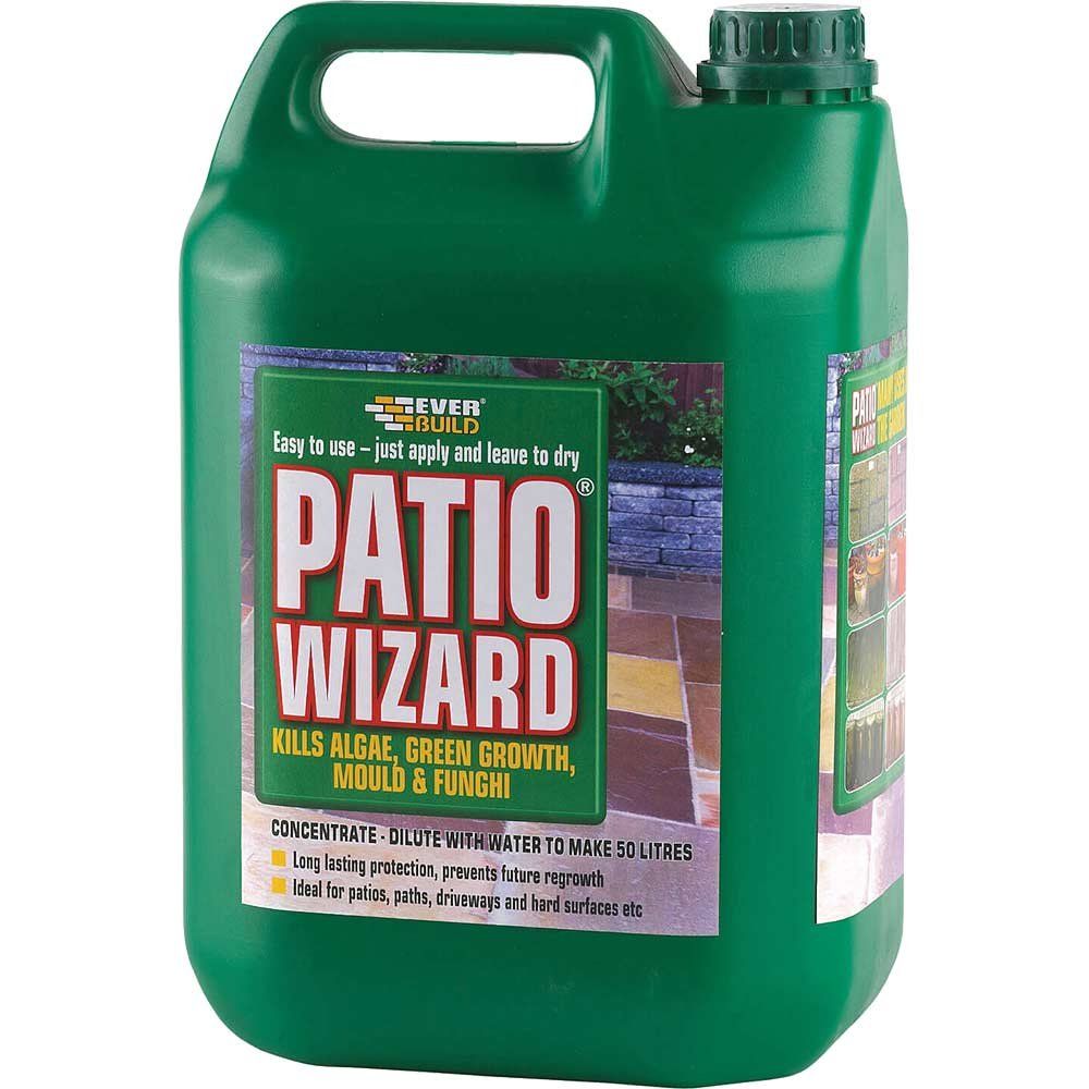 Everbuild Patio Wizard Mould and Fungus Remover Concentrate 5l - Image 1