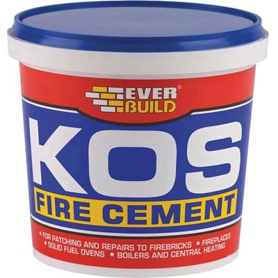 Everbuild KOS Fire Cement Black 2000g