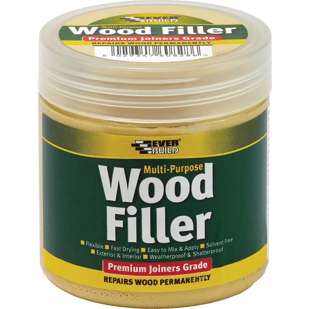 Everbuild Multi Purpose Premium Joiners Grade Wood Filler Mahogany 250ml - Image 1