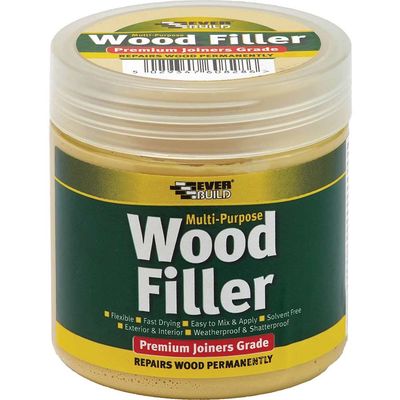 Everbuild Multi Purpose Premium Joiners Grade Wood Filler Mahogany 250ml