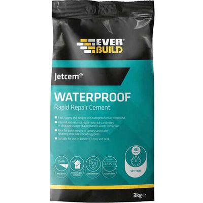 Everbuild Jetcem Waterproof Rapid Setting Cement 3kg - Thumbnail 2