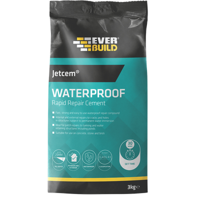 Everbuild Jetcem Waterproof Rapid Setting Cement 3kg - Thumbnail 3