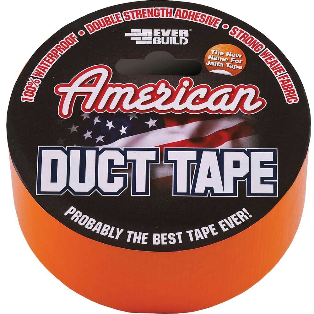Everbuild American Duct Tape Orange 50mm 25m - Image 1