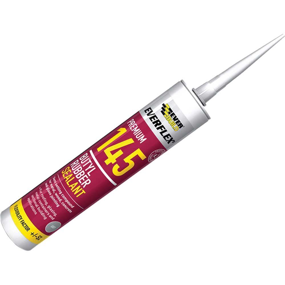 Everbuild 145 Butyl Rubber C3 Sealant 310ml - Image 1