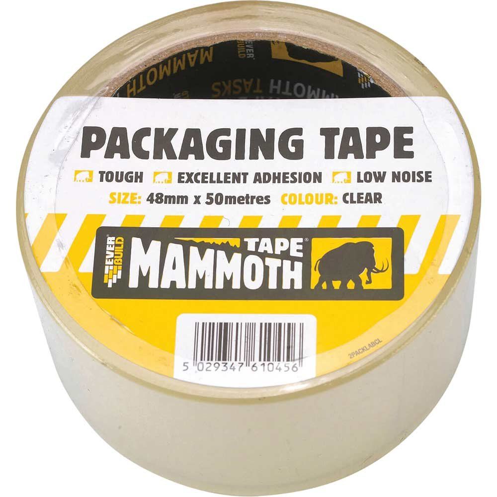 Everbuild Packaging Tape Clear 48mm 50m - Image 1