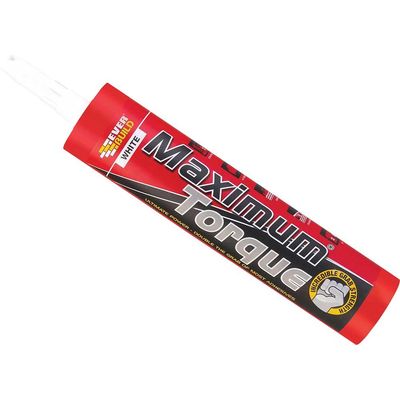 Everbuild Maximum Torque Adhesive Cartridge White 290ml - Thumbnail 2