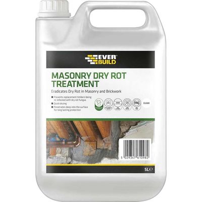 Everbuild Masonry Dry Rot Treatment 5l - Thumbnail 2