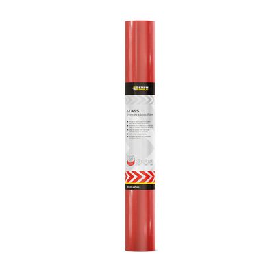 Everbuild Sika glass protector film 600mm x 25m - Red - Thumbnail 2